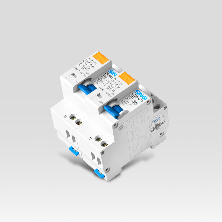 RCBO DZ30LE-32, interruptor automático diferencial con protección contra sobrecorriente