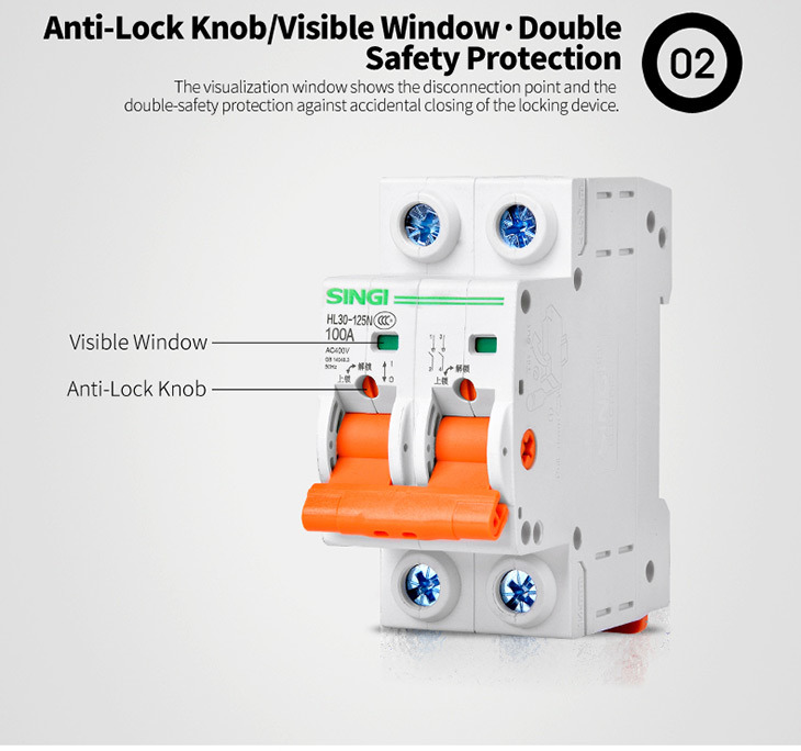 Interruptor seccionador HL30-125N