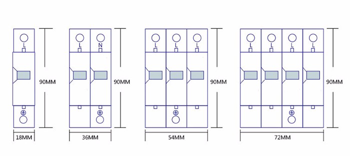 tamaño del DPS GNS1-C