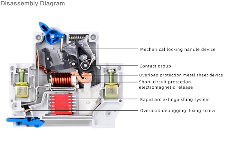 RCBO RCBO DZ30LE-32, interruptor automático diferencial con protección contra sobrecorriente