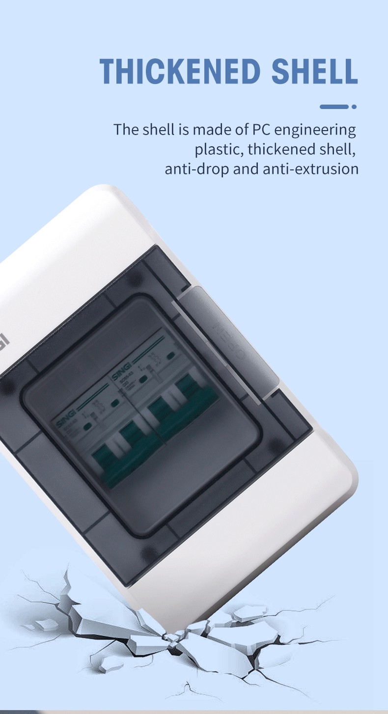 Caja de distribución estanca IP67 GNB-F01-4