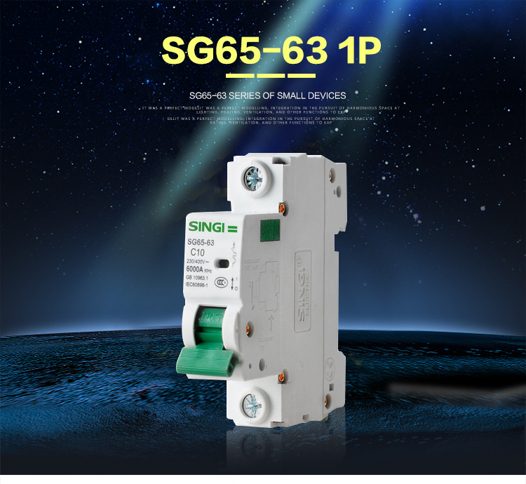 Interruptor automático en miniatura SG65 (6KA)