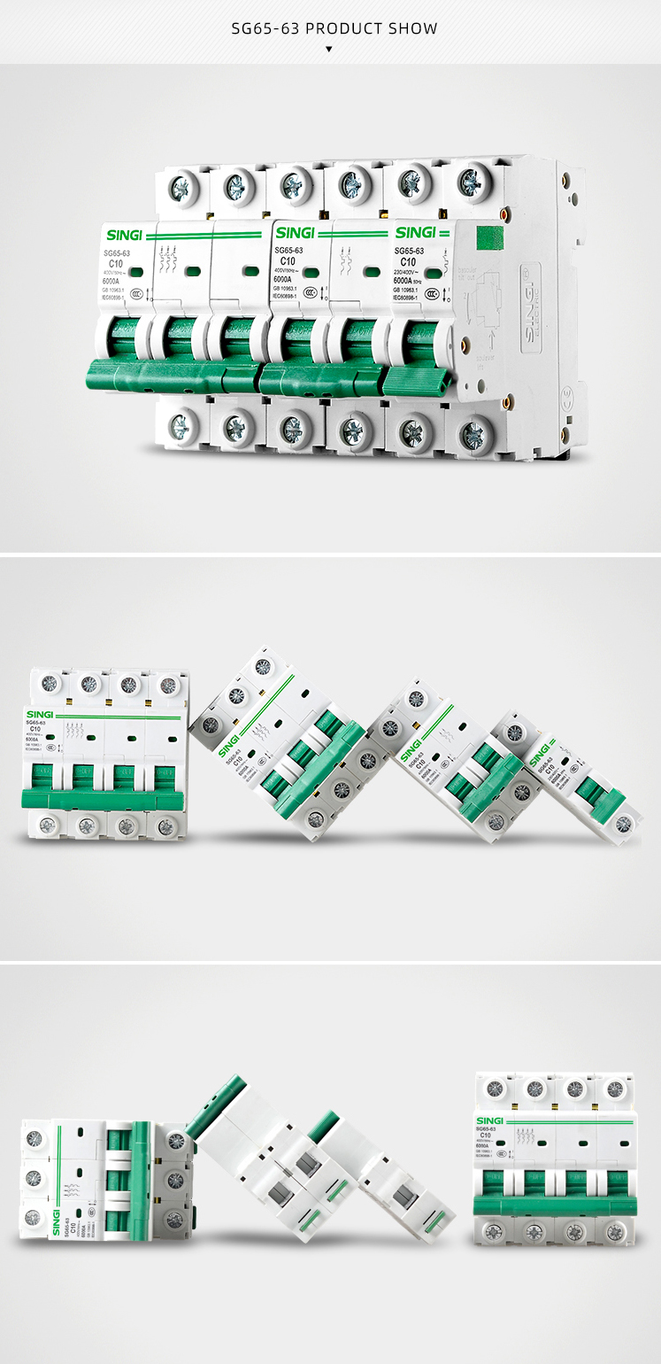 Interruptor automático en miniatura SG65 (6KA)