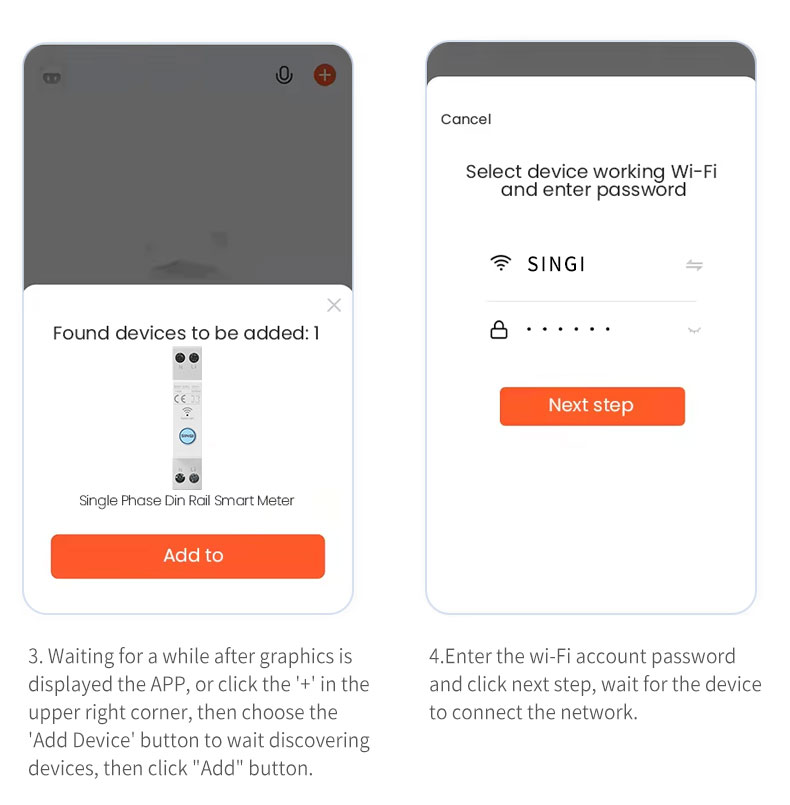 Interruptor automático inteligente WiFi TUYA con medición, 1P 63A, carril DIN