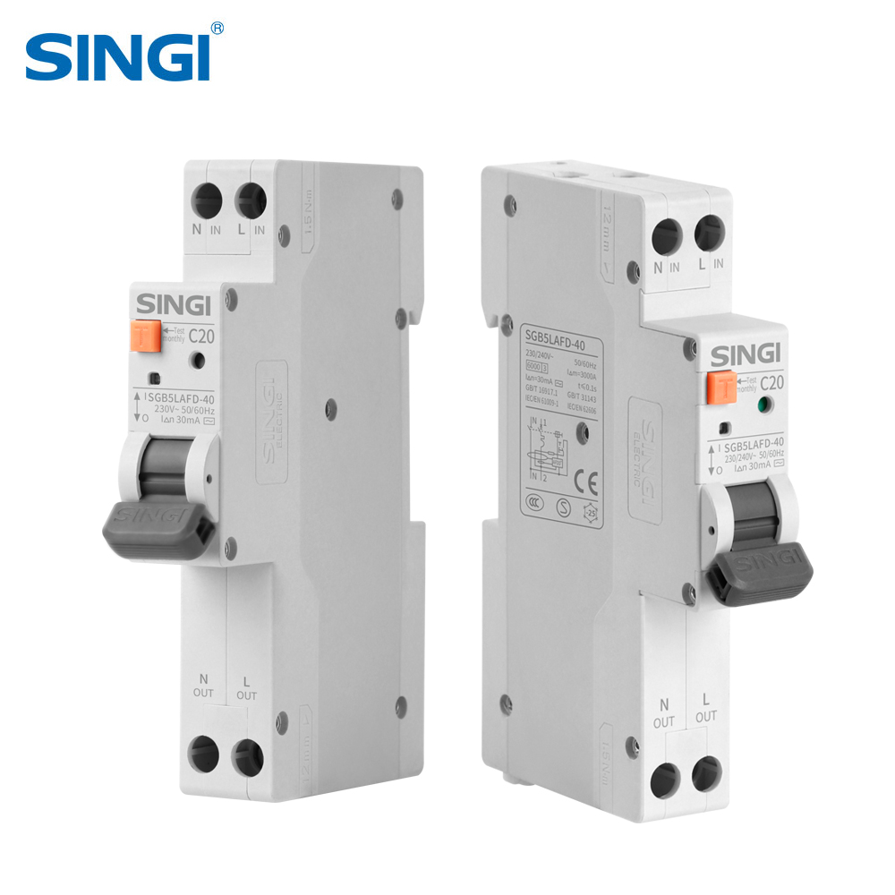 Dispositivo de detección de arco eléctrico (AFDD) SGB5LAFD-40