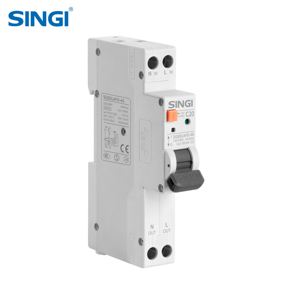 Dispositivo de detección de arco eléctrico (AFDD) SGB5LAFD-40