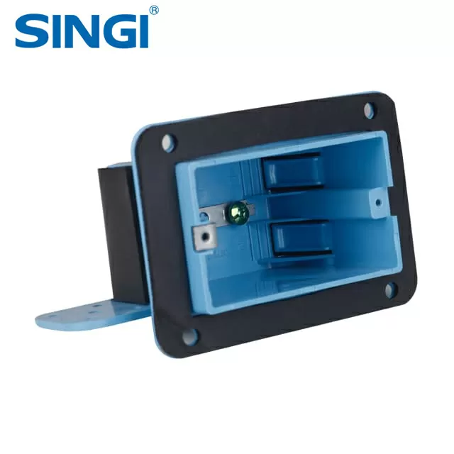 Caja de conexiones de 4 vías, pequeña, de plástico, con salida para cableado eléctrico
